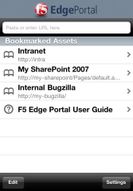 F5 Networks BIG-IP Edge Portal screenshot 1
