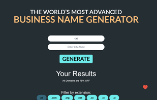 Business Name Generator screenshot 1