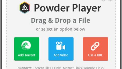 Powder Player screenshot 1