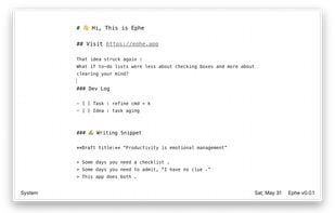 Ephe screenshot 1