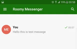 Roomy Messenger screenshot 1