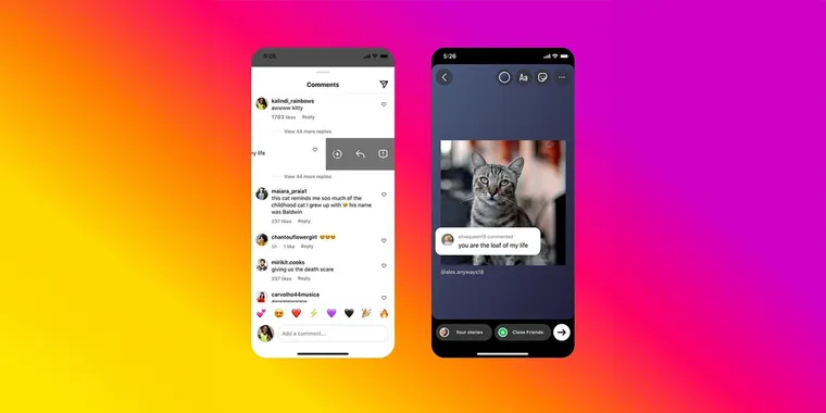 Instagram tests new feature allowing creators to highlight comments in stories image
