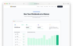 MerryDiv Dividend tracker preview
