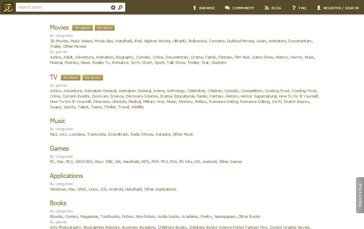 KickassTorrents : Or KAT is a torrent search engine with a user-friendly  interface | AlternativeTo