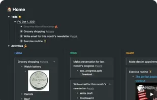 Workflowy screenshot 1