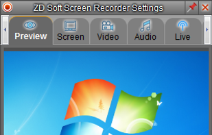 ZD Soft Screen Recorder screenshot 1