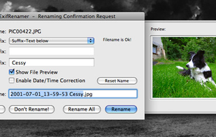 ExifRenamer screenshot 1
