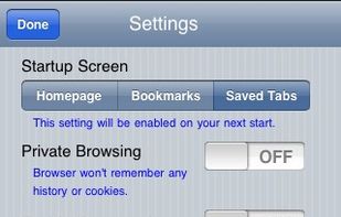 Mercury Web Browser screenshot 1