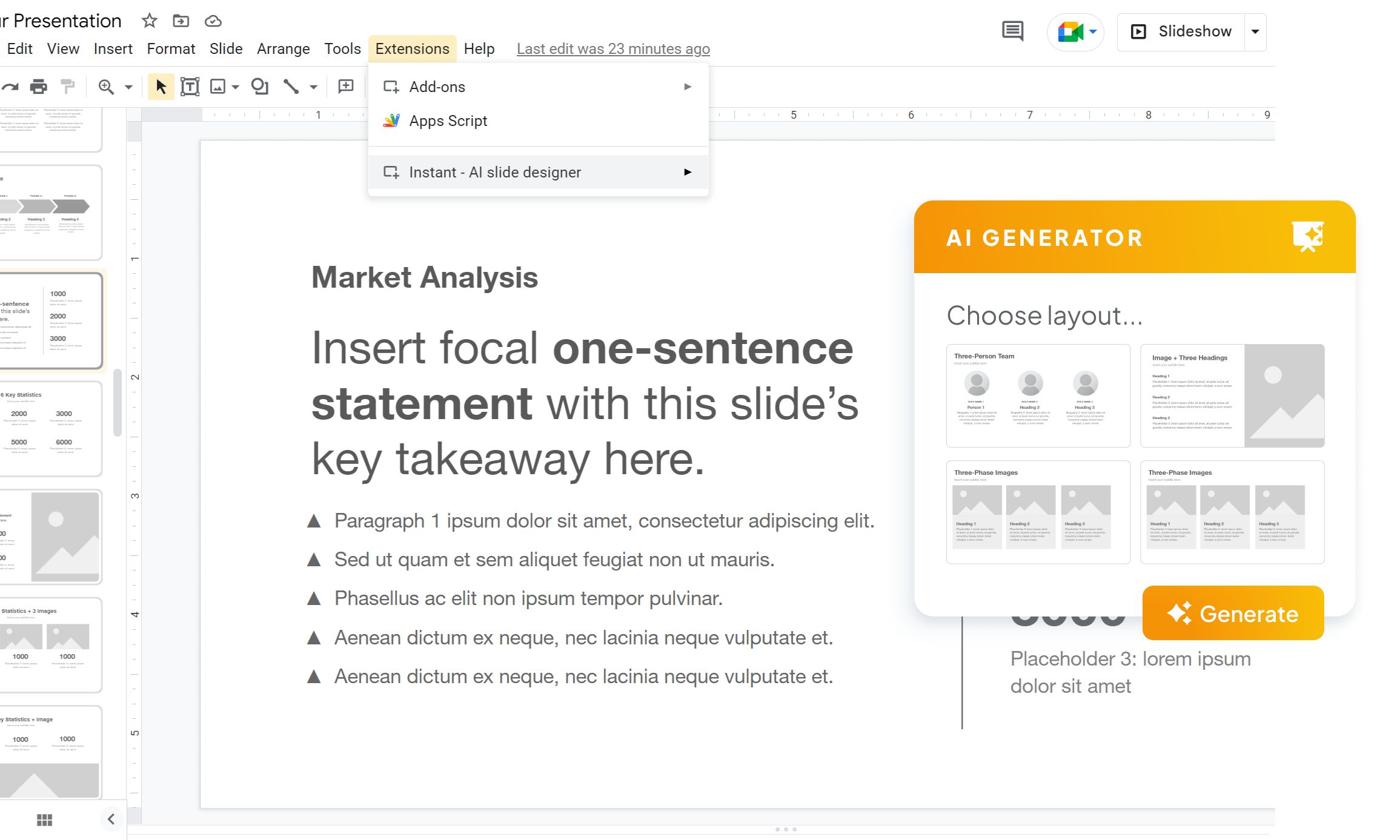 Instant AI for Google Slides Alternatives and Similar Sites & Apps