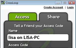 CrossLoop screenshot 1