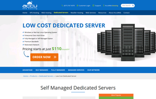 AccuWebHosting.com screenshot 1