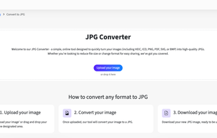 JPEG Convert screenshot 1