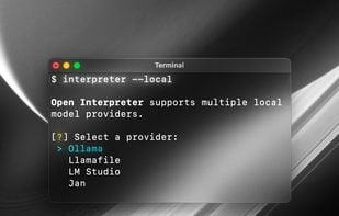Open interpreter screenshot 1