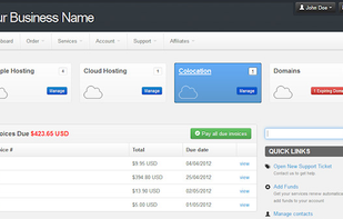 HostBill screenshot 1