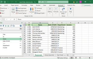 Kutools for Excel screenshot 2
