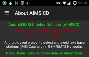 Android IMSI-Catcher Detector screenshot 1