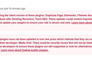 Identify issues within your WordPress site that needs your attention.