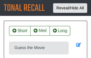 Tonal Recall screenshot 1