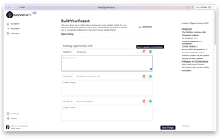 ReportGPT screenshot 1