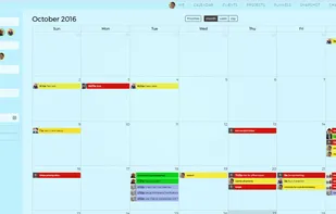The calendar view lets you see who's working on what, who's on vacation and how much time the team has tracked on priorities.