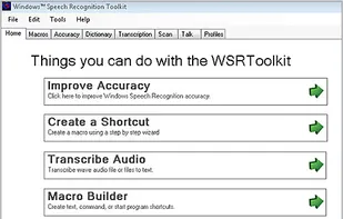 WSRToolkit screenshot 1