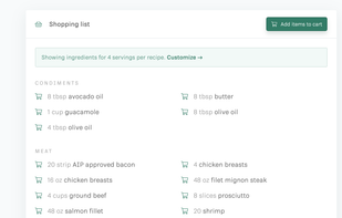 Ultimate Meal Plans screenshot 1