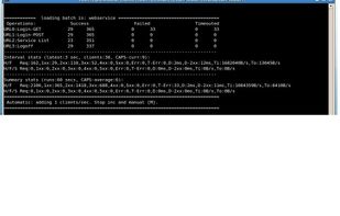 curl-loader screenshot 1
