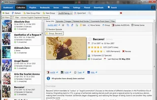 Collection. Groups and Series pages.