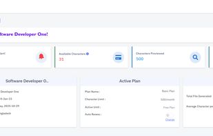 Speechingly - Dashboard