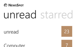 NewsSpot screenshot 1