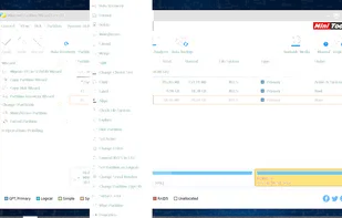 Right Click on a Partition