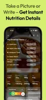 Take a Picture or Write – Get Instant Nutrition Details