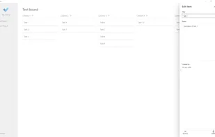Adding/editing a task