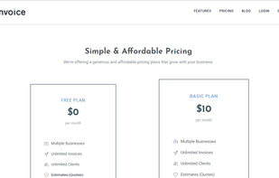InvoiceApp screenshot 1