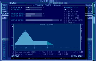 Adlib Tracker II screenshot 2