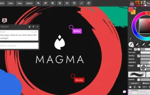 Magma - Draw Together screenshot 1