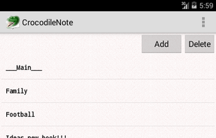 CrocodileNote screenshot 1