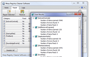 Warp Speed PC Tune-up screenshot 1