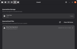 ClamUI screenshot 2