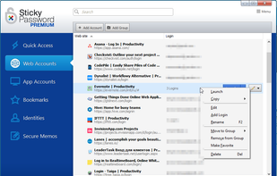 Sticky Password screenshot 1