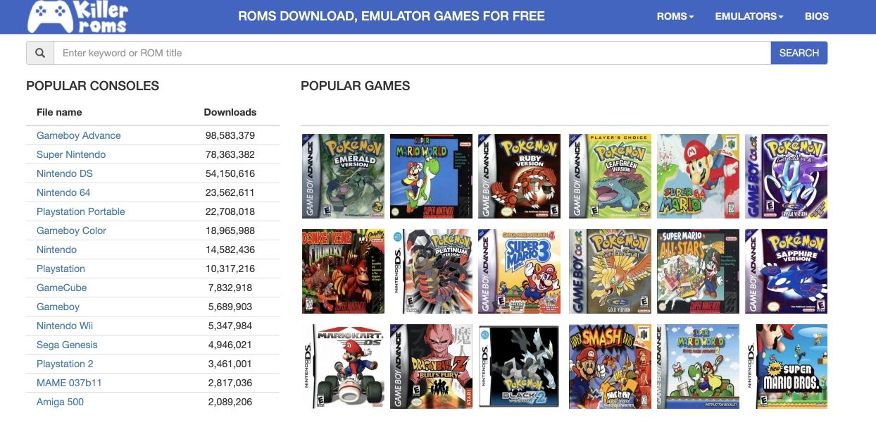 SNES ROMs FREE - Super Nintendo ROMs - Emulator Games