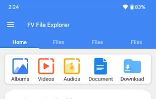 FV File Manager screenshot 1