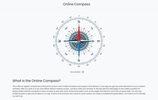 Online Compass screenshot 1