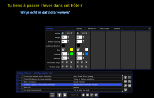 Settings can be different for each line.