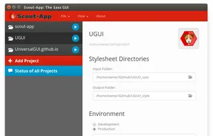 Project Settings View (Ubuntu)
