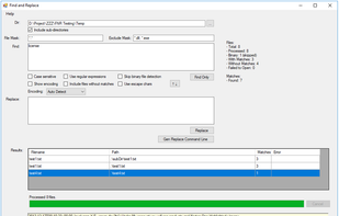 Find and Replace (FNR) screenshot 1