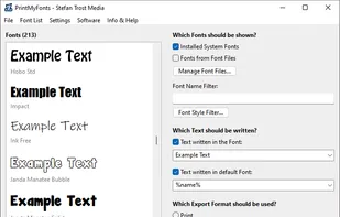 Print My Fonts screenshot 1