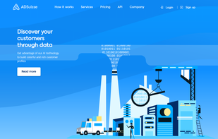 ADSuisse AG, Landing Page 