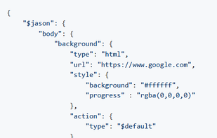 Using this quick json