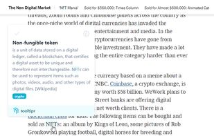 Reading Articles and wondering what certain words mean? Get direct context with tooltipr